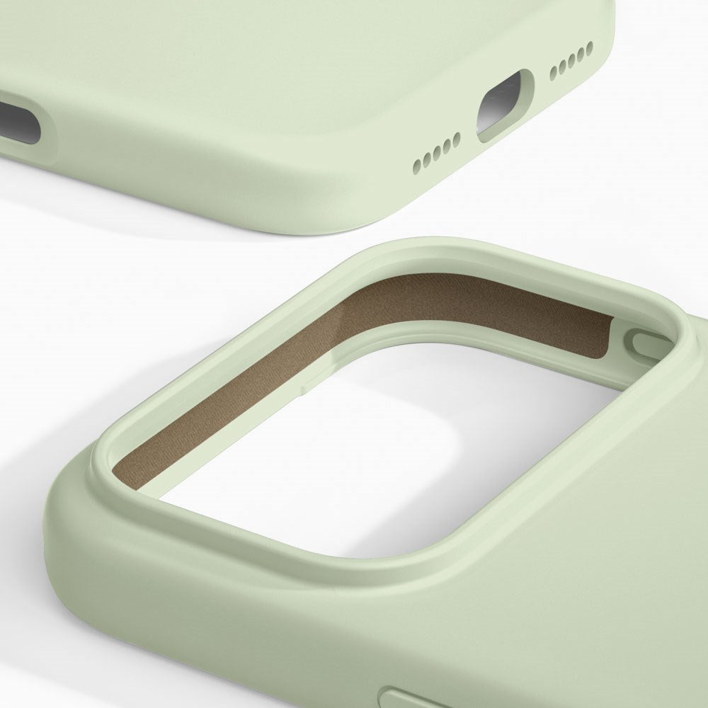 iPhone 17 Pro iDeal Of Sweden Silicone Skal - MagSafe Kompatibelt - Sage Green