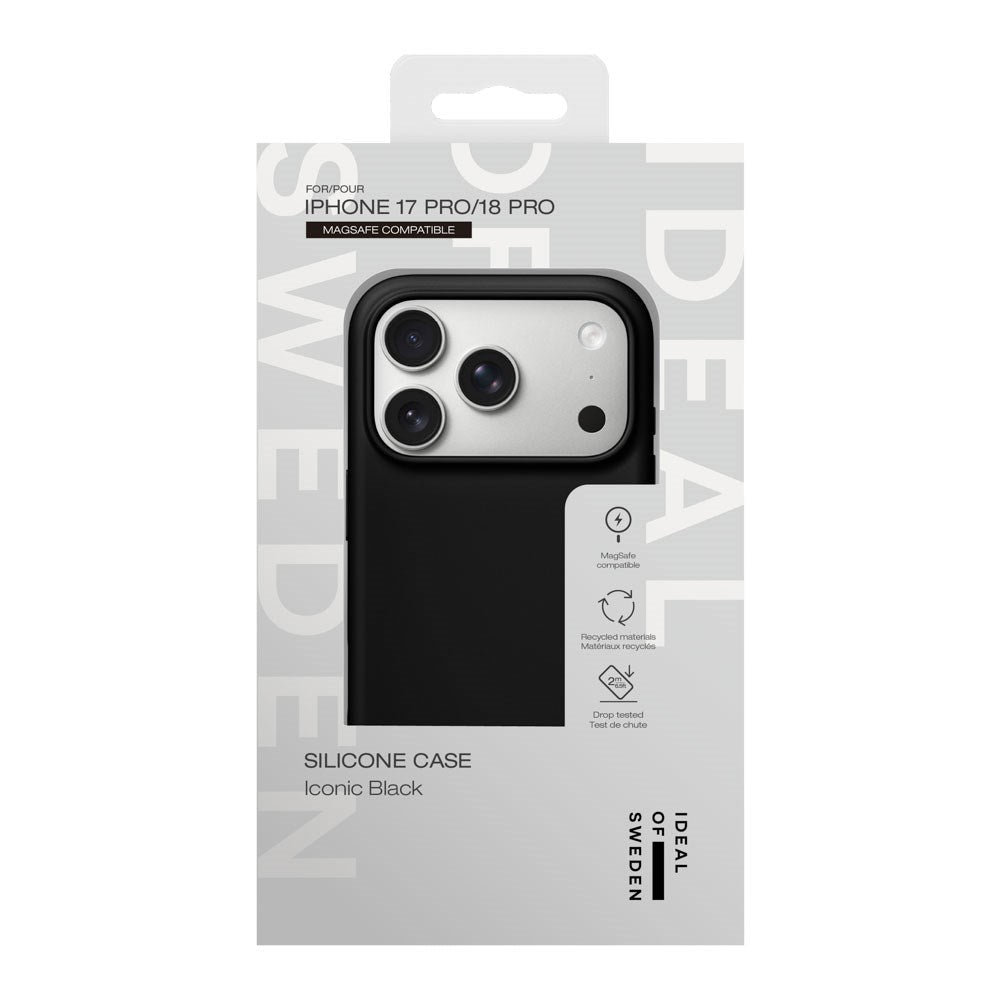 iPhone 18 Pro / 17 Pro iDeal Of Sweden Silikon Skal - MagSafe Kompatibel - Black