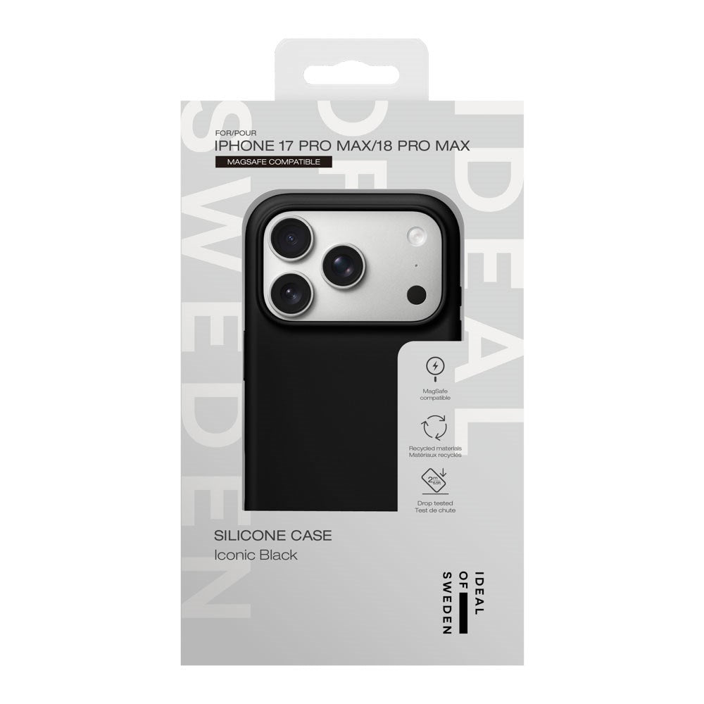 iPhone 18 Pro Max / 17 Pro Max iDeal Of Sweden Silikon Skal - MagSafe Kompatibel - Black
