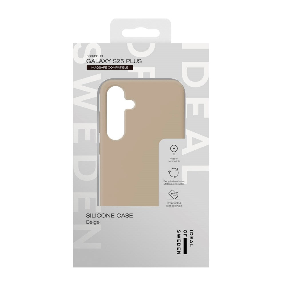 iDeal Of Sweden Samsung Galaxy S25+ (Plus) Silikon Skal - MagSafe Kompatibelt - Beige