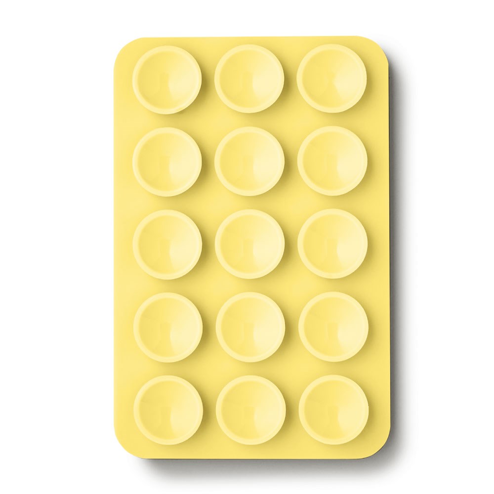 iDeal of Sweden Silikon Sugkopp Mobilhållare - MagSafe Kompatibel - Soft Lemon