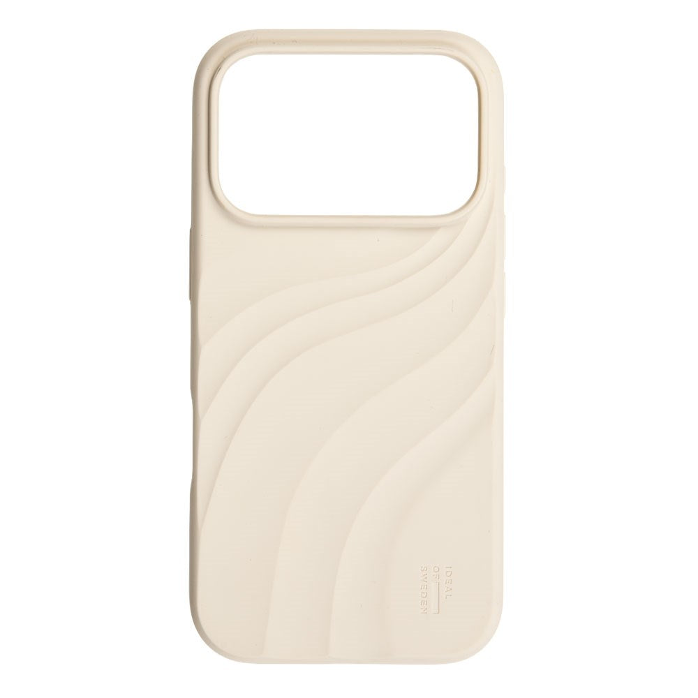 iPhone 18 Pro Max / 17 Pro Max iDeal of Sweden Soft Swirl Silicone Skal - MagSafe Kompatibel - Cloud Dancer