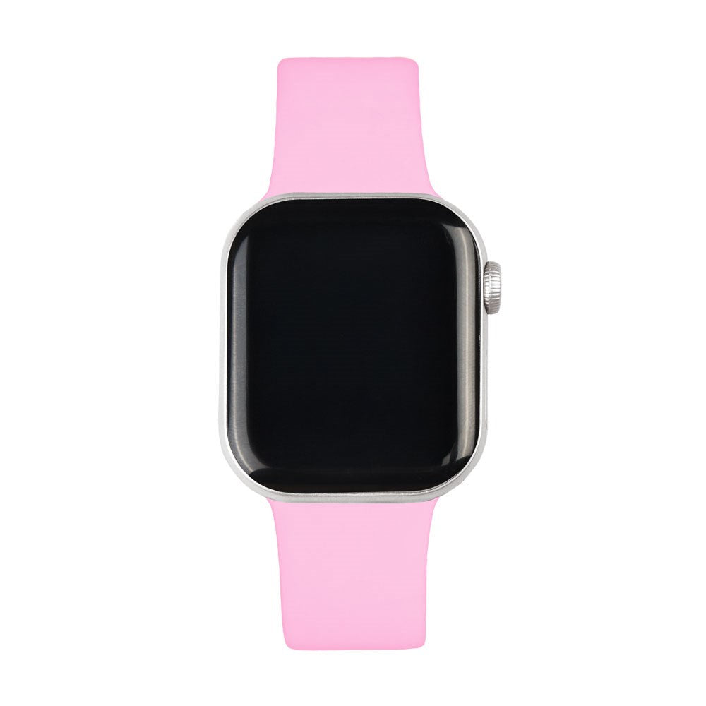 Apple Watch (42/44/SE/45/46/49mm) iDeal of Sweden Silikonarmband - Storlek S/M - Bubblegum Pink