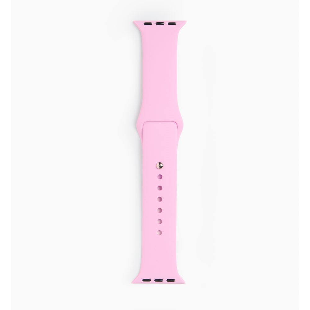 Apple Watch (42/44/SE/45/46/49mm) iDeal of Sweden Silikonarmband - Storlek S/M - Bubblegum Pink