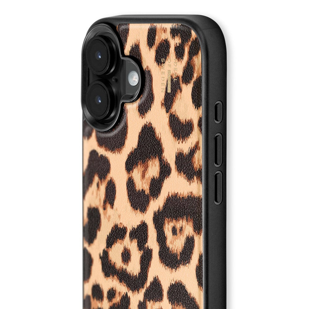 iDeal Of Sweden iPhone 16 Vegan Leather Skal - Timeless Leo