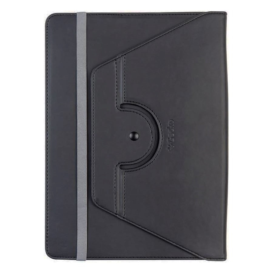 Universal 10" Gecko Easy -Click Läderfodral - Svart