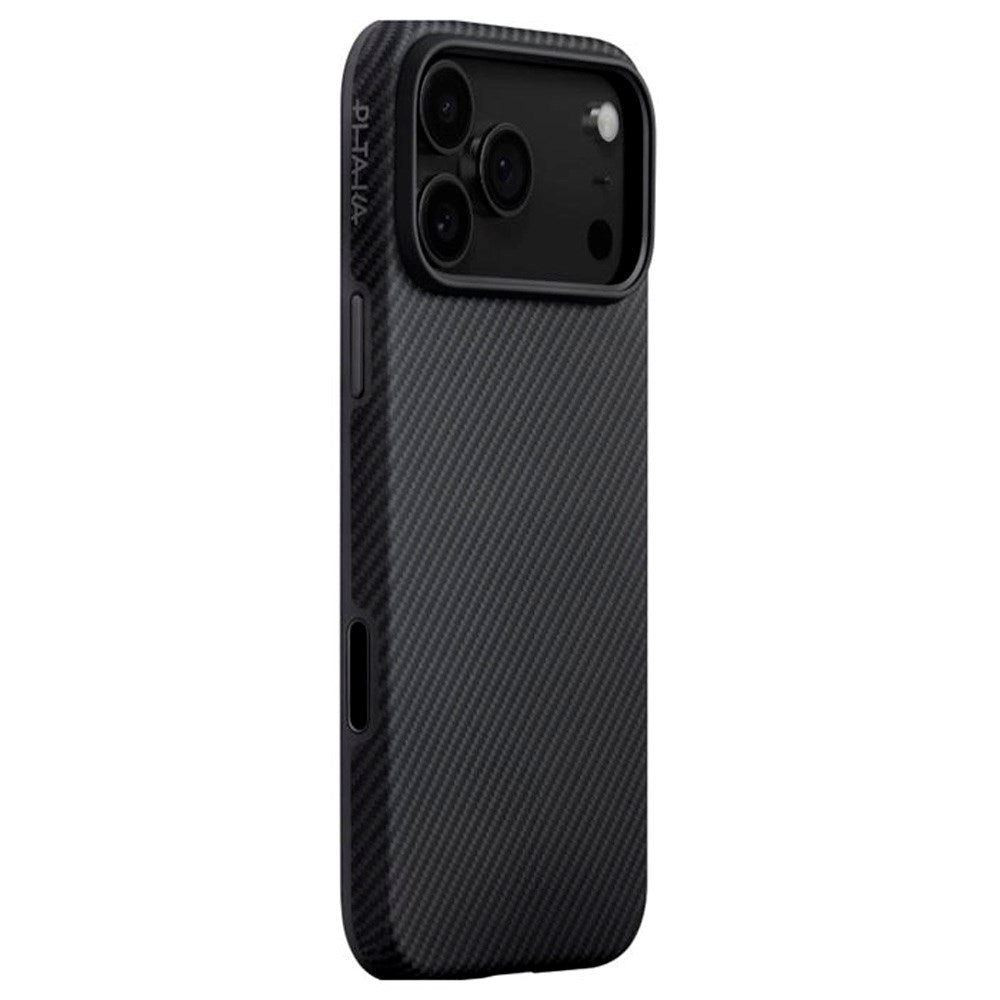 iPhone 17 Pro PITAKA Aramid UltraGuard Skal - MagSafe Kompatibel - Black / Grey