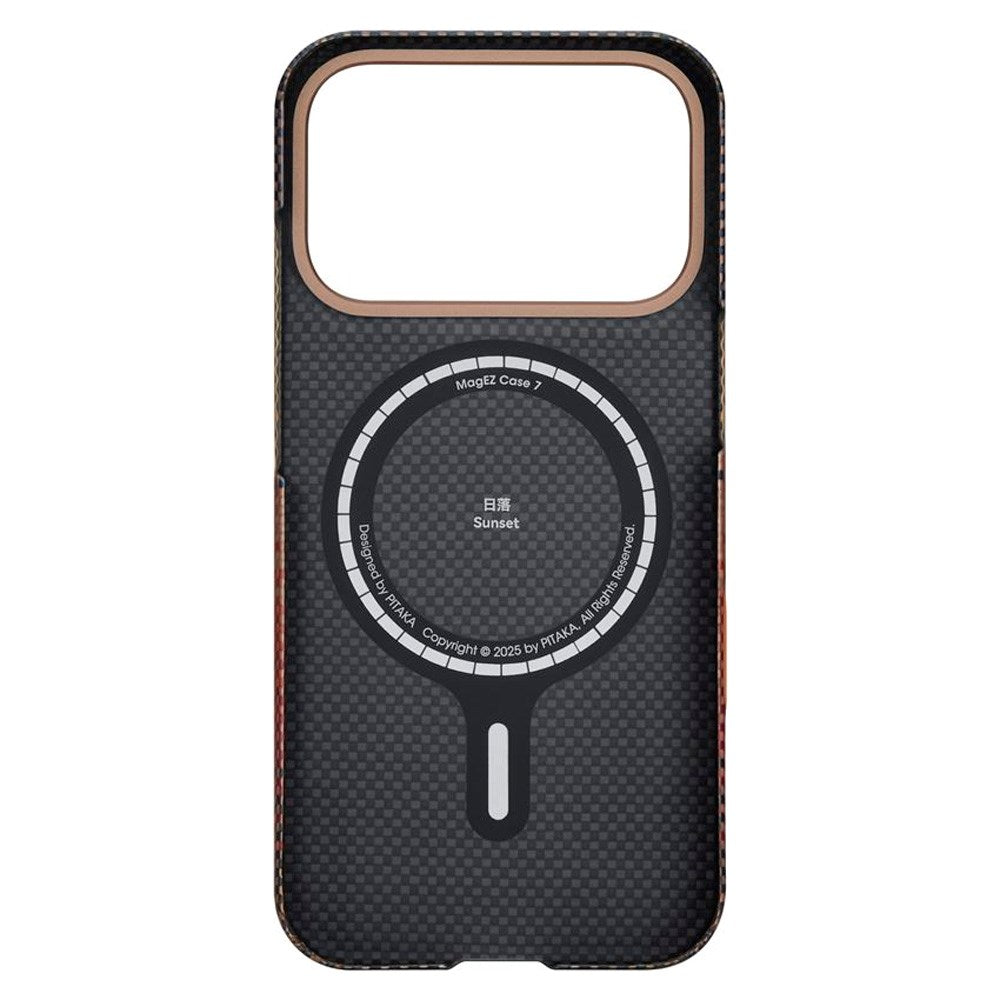 iPhone 17 Pro Max PITAKA Ultra Slim Skal - MagSafe Kompatibel - Sunset