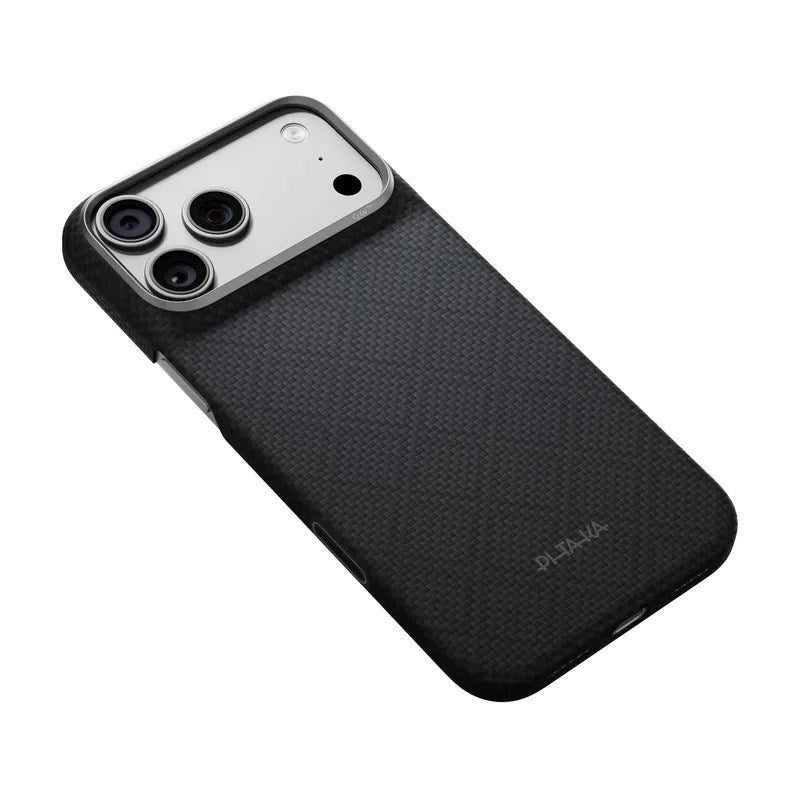 iPhone 18 Pro Max / 17 Pro Max Pitaka Edge Skal - MagSafe Kompatibel - Basalt Black