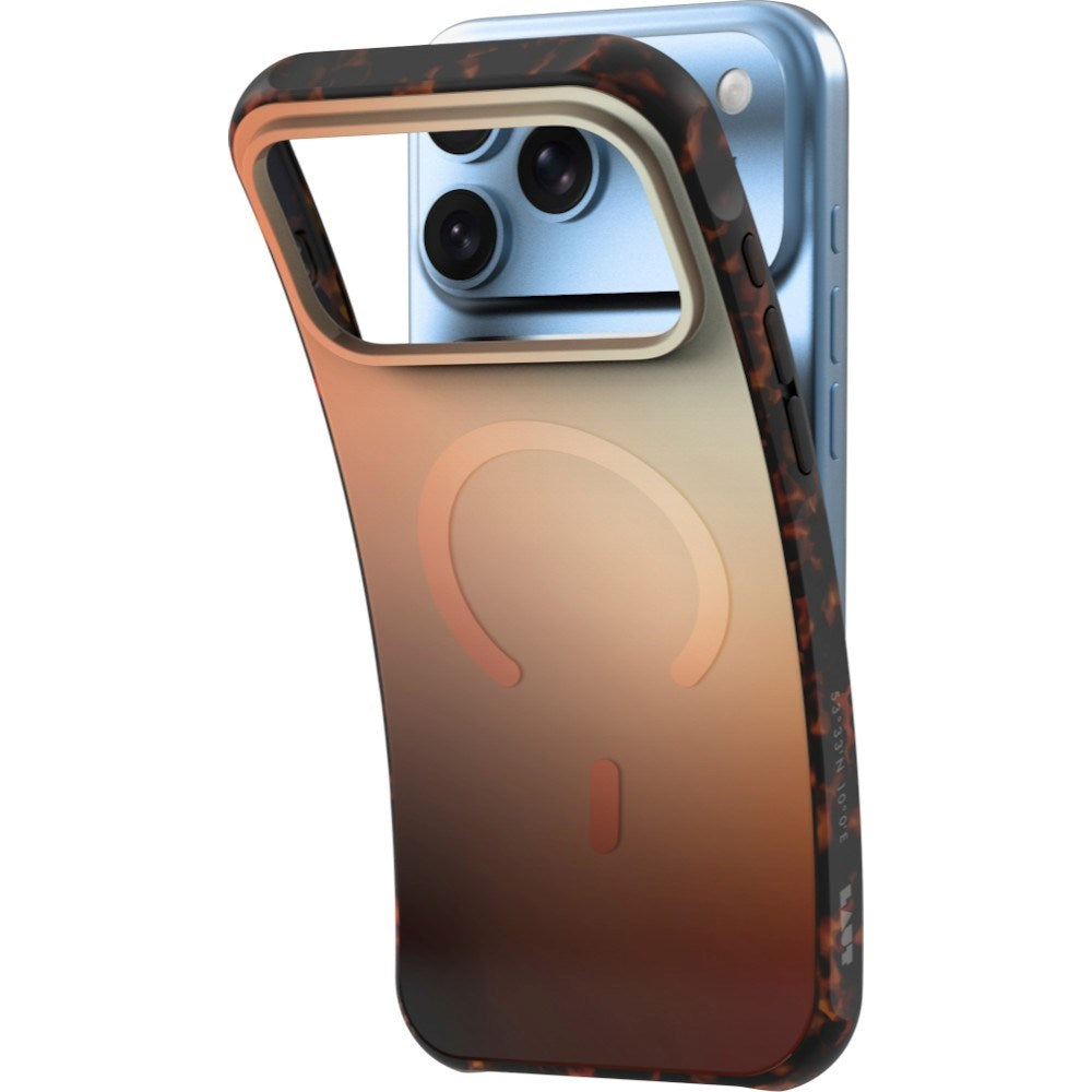 iPhone 18 Pro Max / 17 Pro Max LAUT HUEX WAVE Skal - MagSafe Kompatibel - Sunset Gold