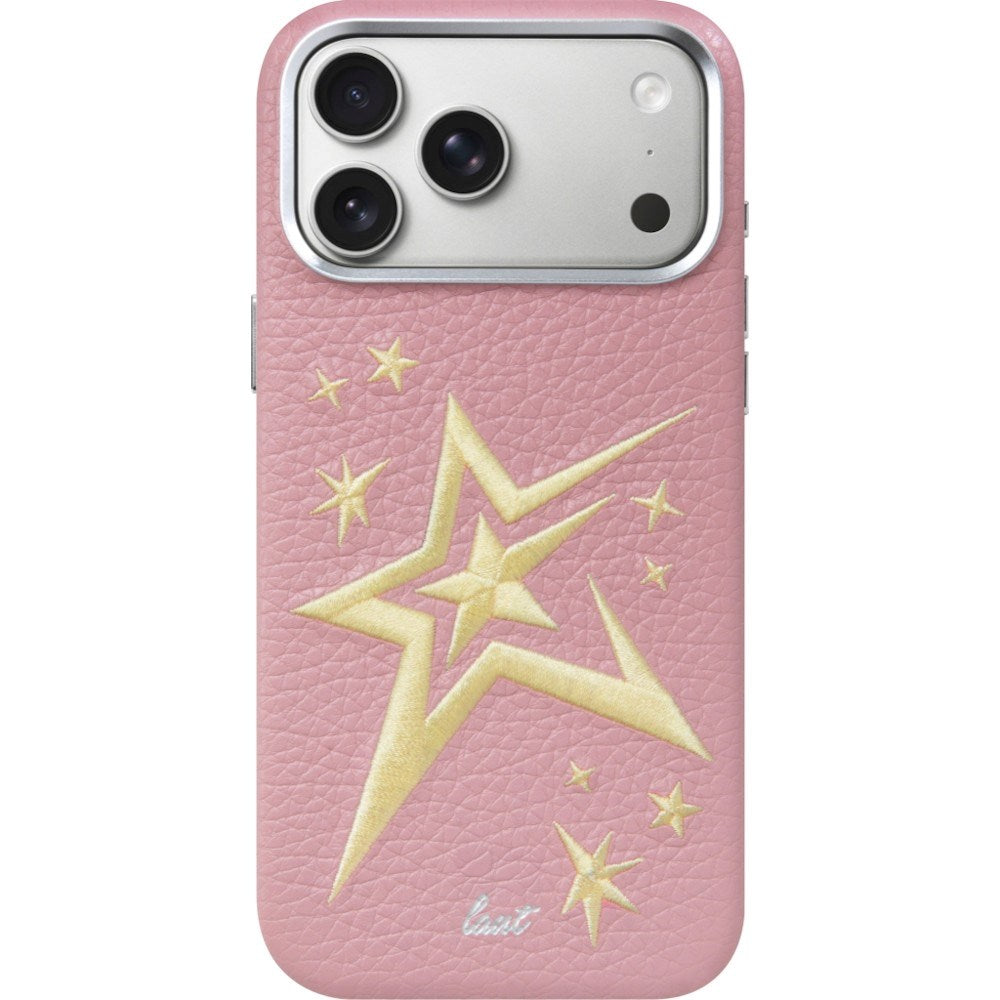 iPhone 18 Pro Max / 17 Pro Max LAUT TWINE EDGE Skal med Rem - MagSafe Kompatibel - Pink Crush Star