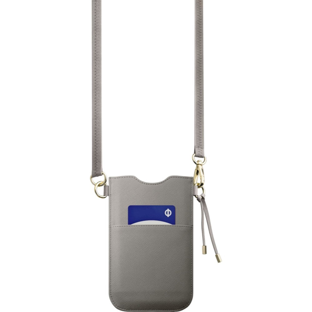 Crossbody Mobilväska i Konstläder LAUT PRESTIGE - Grå (max. Mobilstorlek: 6,5")