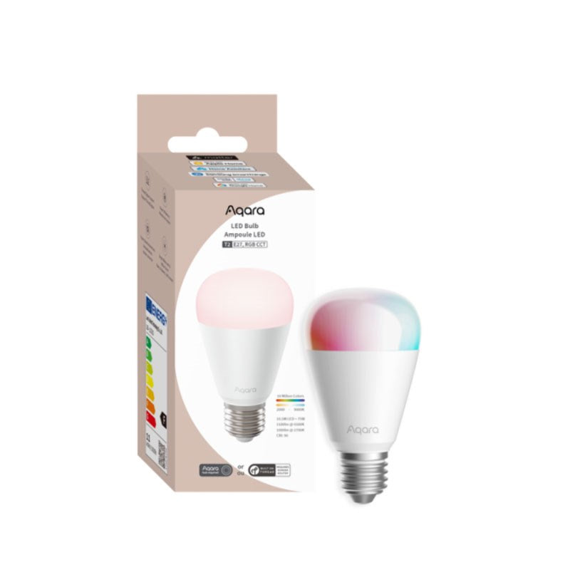 Aqara Smart Light LED Glödlampa T2 (RGB CCT, E27) - Vit