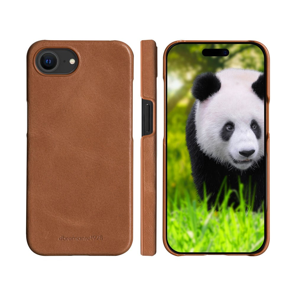 iPhone 16e dbramante1928 Lynge Magnetiskt Plånboksfordral Äkta Läder - Tan