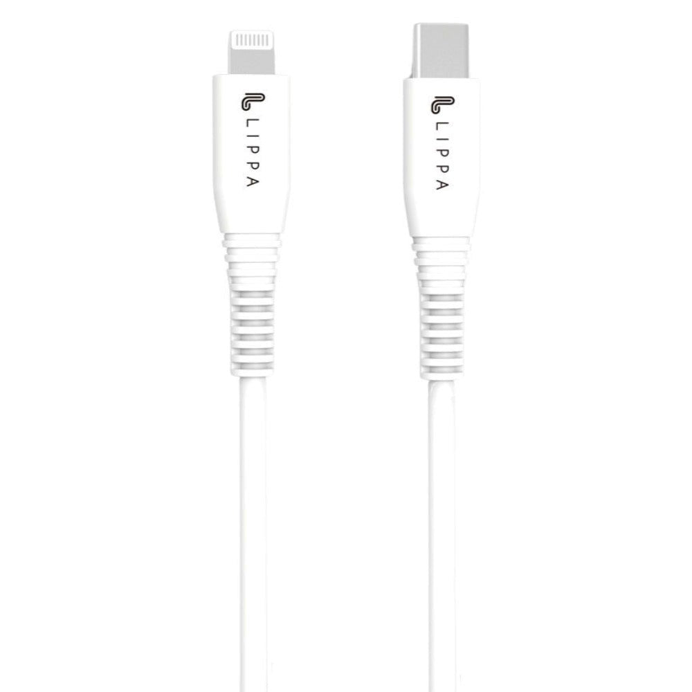 Lippa Kabel USB-C till Lightning 15W - 2m - Vit