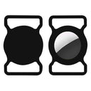 Lippa Silikon AirTag 1. & 2. Gen. Hållare för Krage - Svart