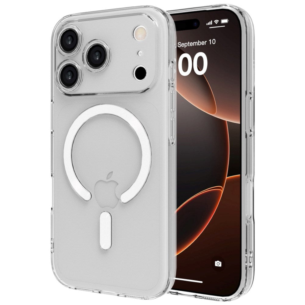 iPhone 17 Pro /18 Pro Lippa Fleksibel Plast Skal - MagSafe Kompatibel - Genomskinligt