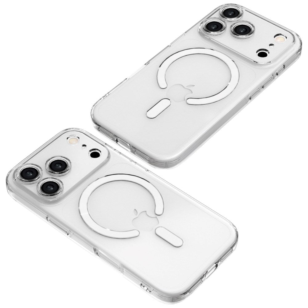 iPhone 17 Pro /18 Pro Lippa Fleksibel Plast Skal - MagSafe Kompatibel - Genomskinligt
