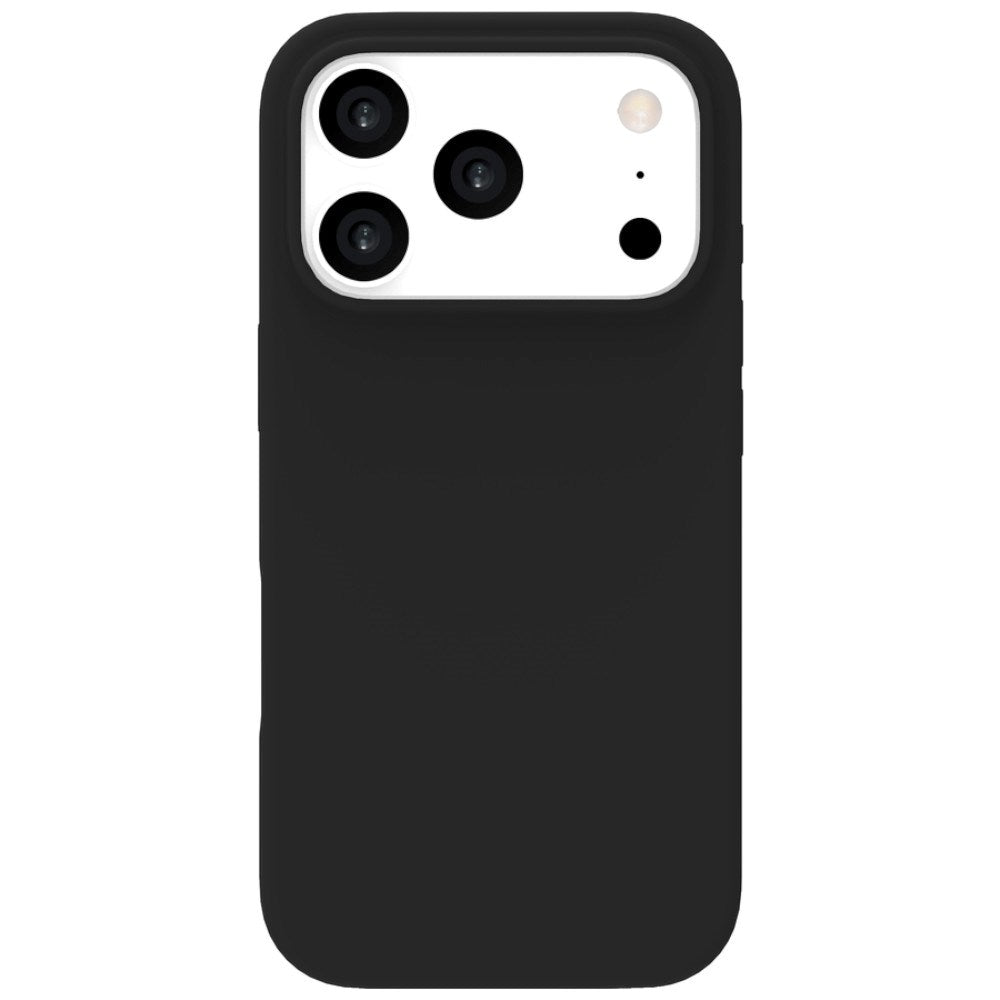 iPhone 17 Pro / 18 Pro Lippa Silikon Skal - MagSafe Kompatibel - Svart