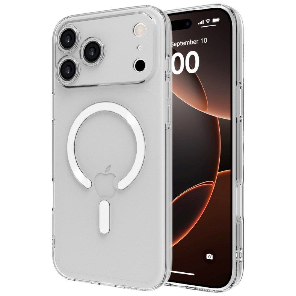 iPhone 17 Pro Max/18 Pro Max Lippa Fleksibel Plast Skal - MagSafe Kompatibel - Genomskinligt