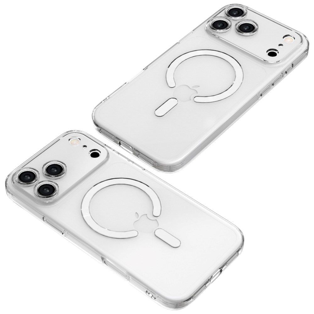 iPhone 17 Pro Max/18 Pro Max Lippa Fleksibel Plast Skal - MagSafe Kompatibel - Genomskinligt