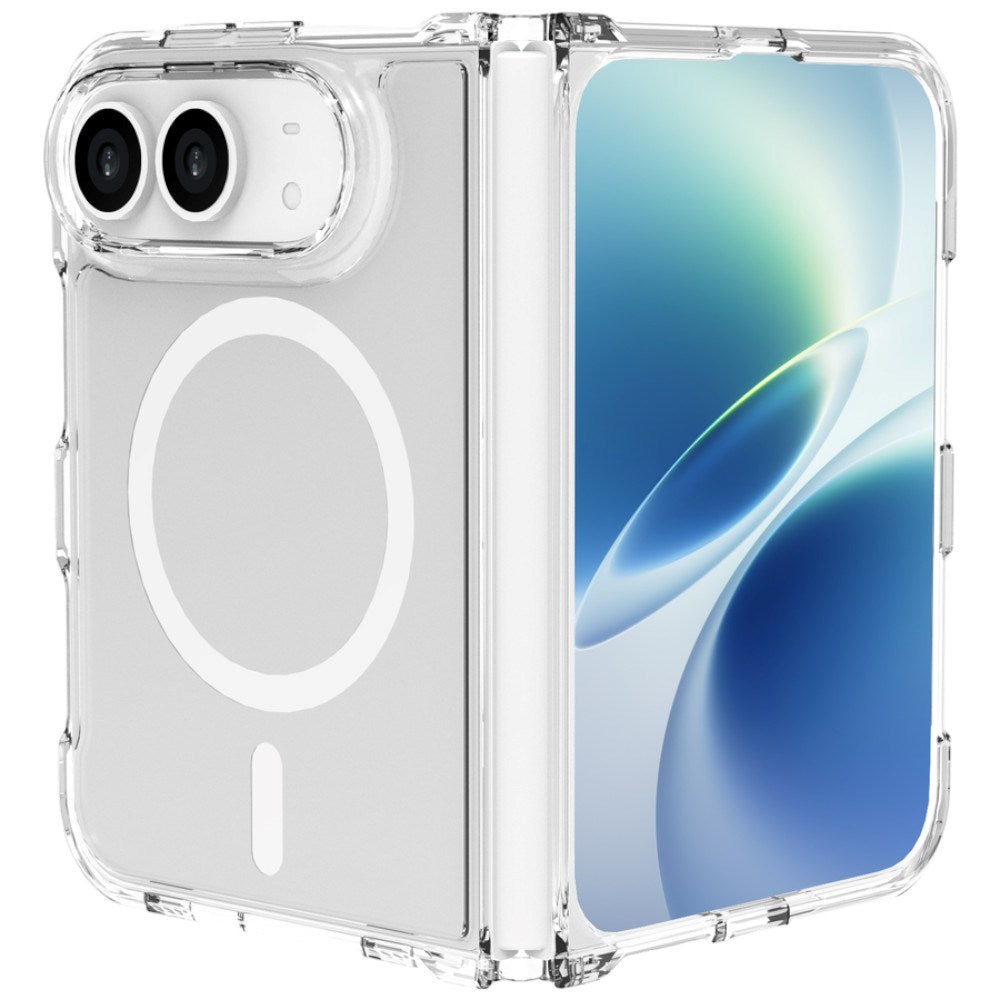 iPhone Duo Lippa - Fleksibel Plast Skal - MagSafe Kompatibel - Genomskinligt
