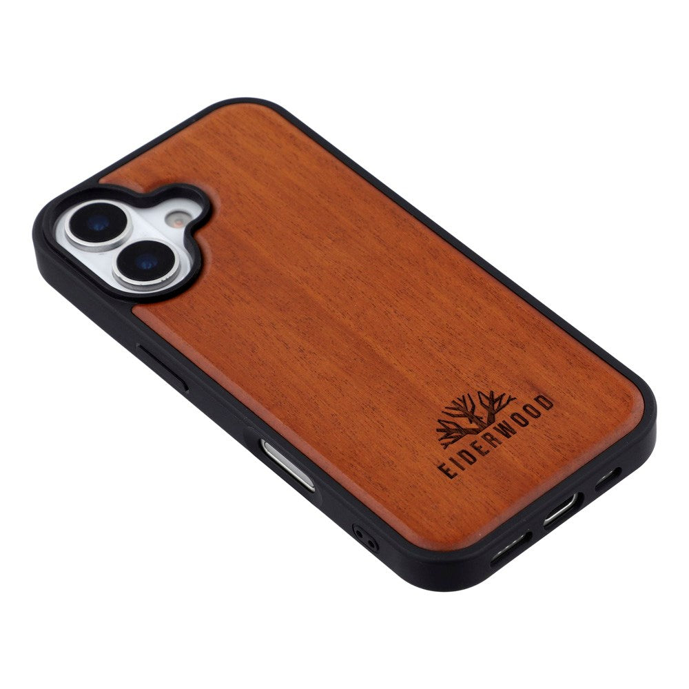 EIDERWOOD iPhone 17 Magnetiskt Träskal - MagSafe Kompatibel - Palisander