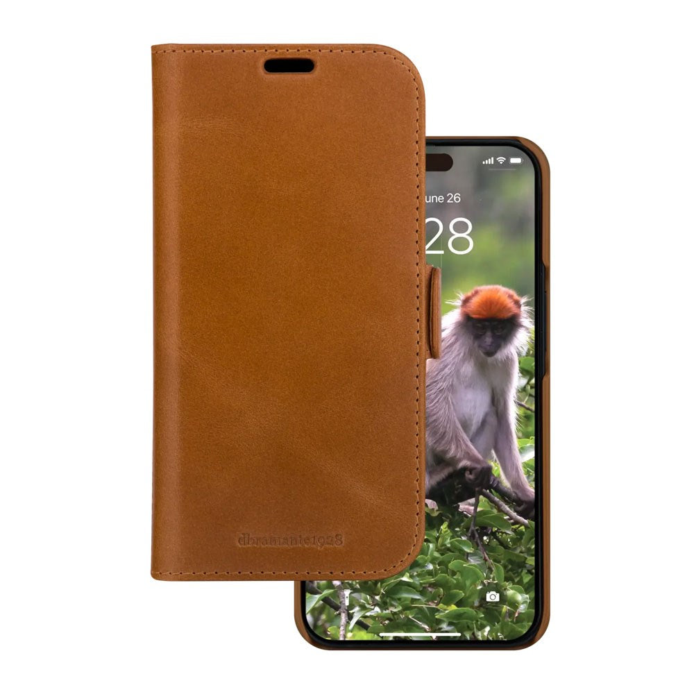 iPhone 17e / 16e / 15 / 14 / 13 dbramante1928 Lynge 2-i-1 Fodral - Tan