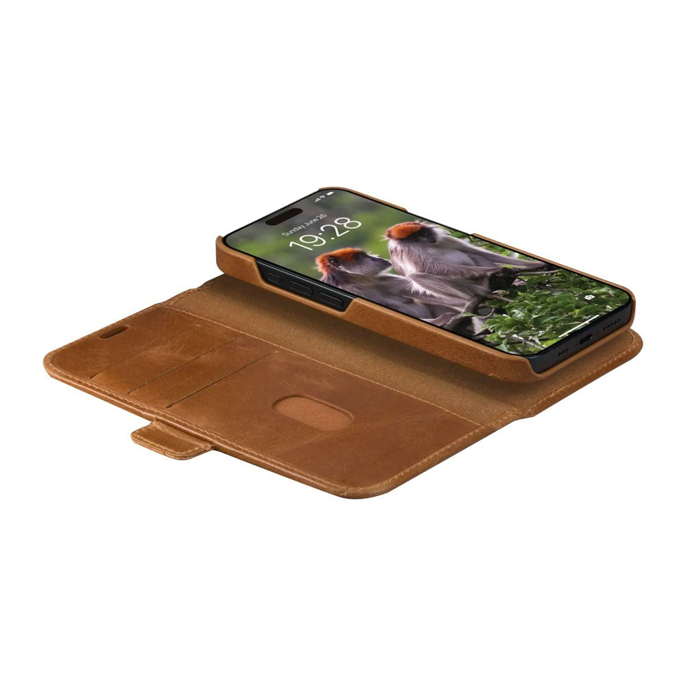 iPhone 17e / 16e / 15 / 14 / 13 dbramante1928 Lynge 2-i-1 Fodral - Tan
