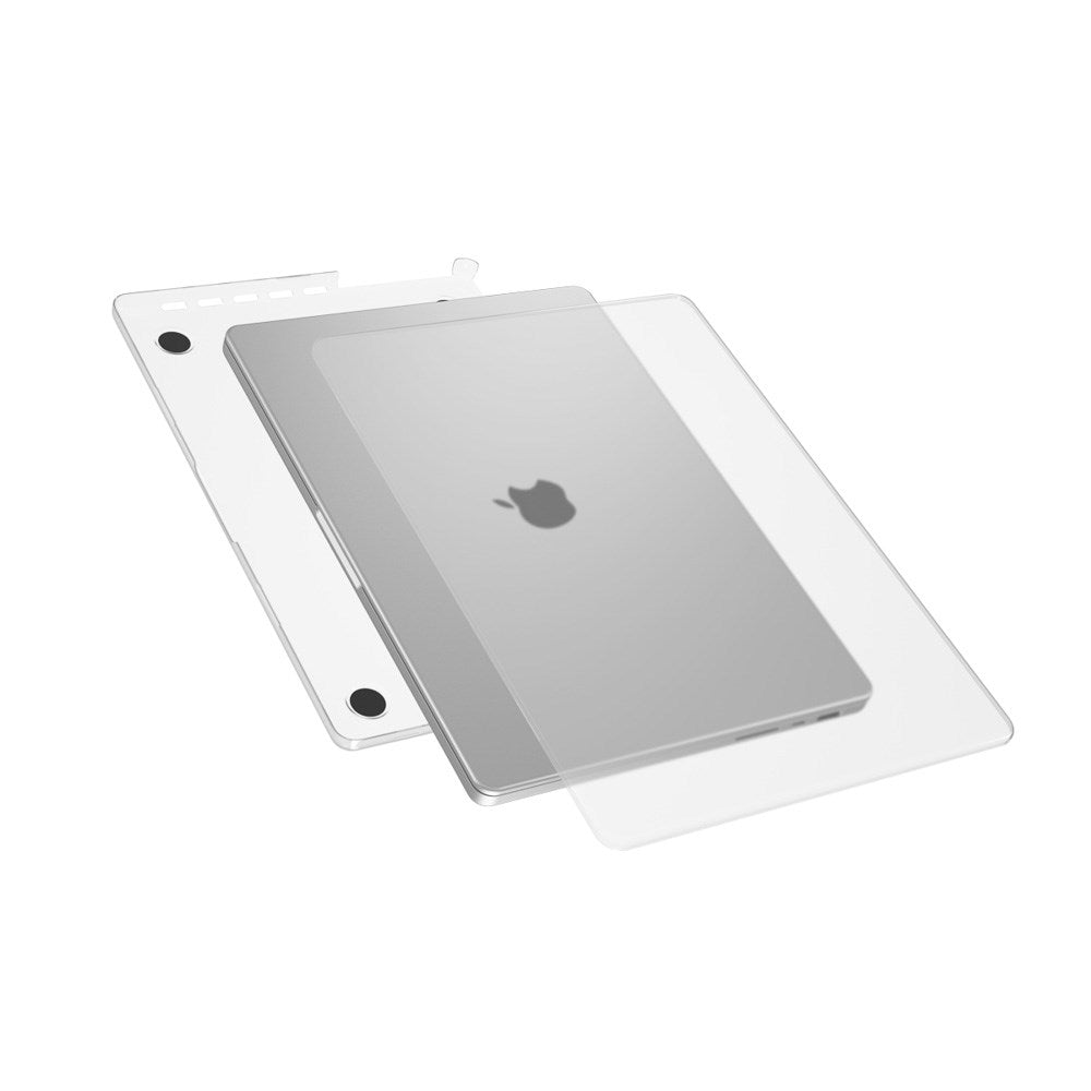 MacBook Pro 14" M5 / M4 / M3 / M2 / M1 (2025 / 2021) Epico Slim Shell - Matt Genomskinlig