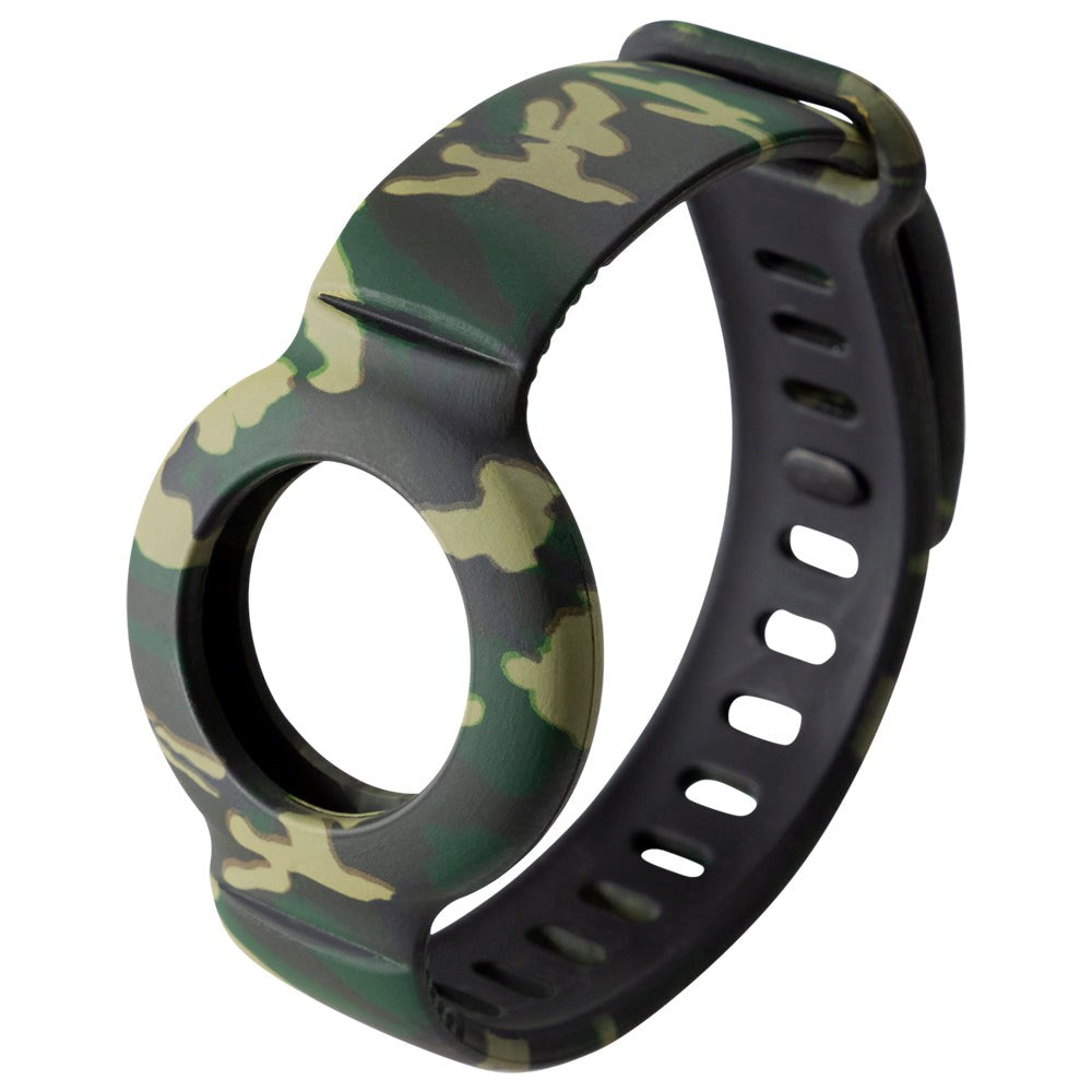 Deltaco Apple AirTag 1. & 2. Gen. Strap - Silicone - Camouflage