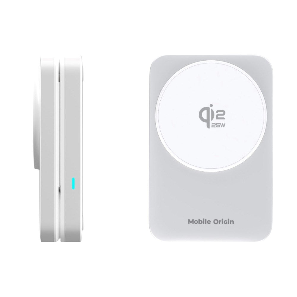 3-i-1 Qi2 Vikbar Trådlös Laddare Mobile Origin - Telefon, Apple Watch & Hörlurar - Silver