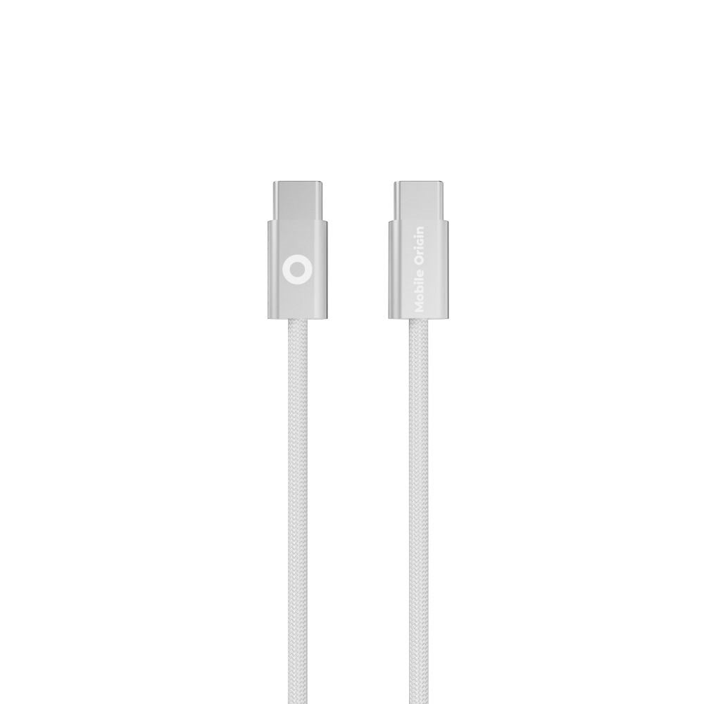 Mobile Origin UltraSlim 60W USB-C till USB-C Kabel - 1m - Vit