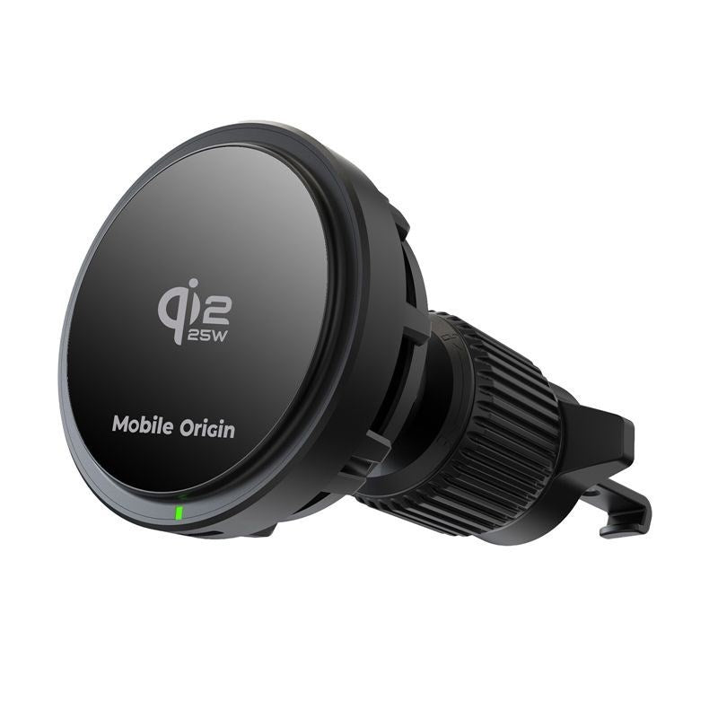Trådlös Billaddare Mobile Origin 25W för Ventilationssystem - MagSafe Kompatibel - Svart