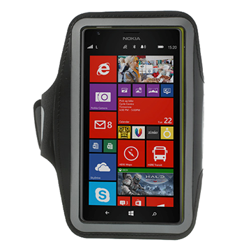 Löpararmbandsfodral med reflekterande kant Svart (max. Telefon: 163 x 85 x 9 mm)