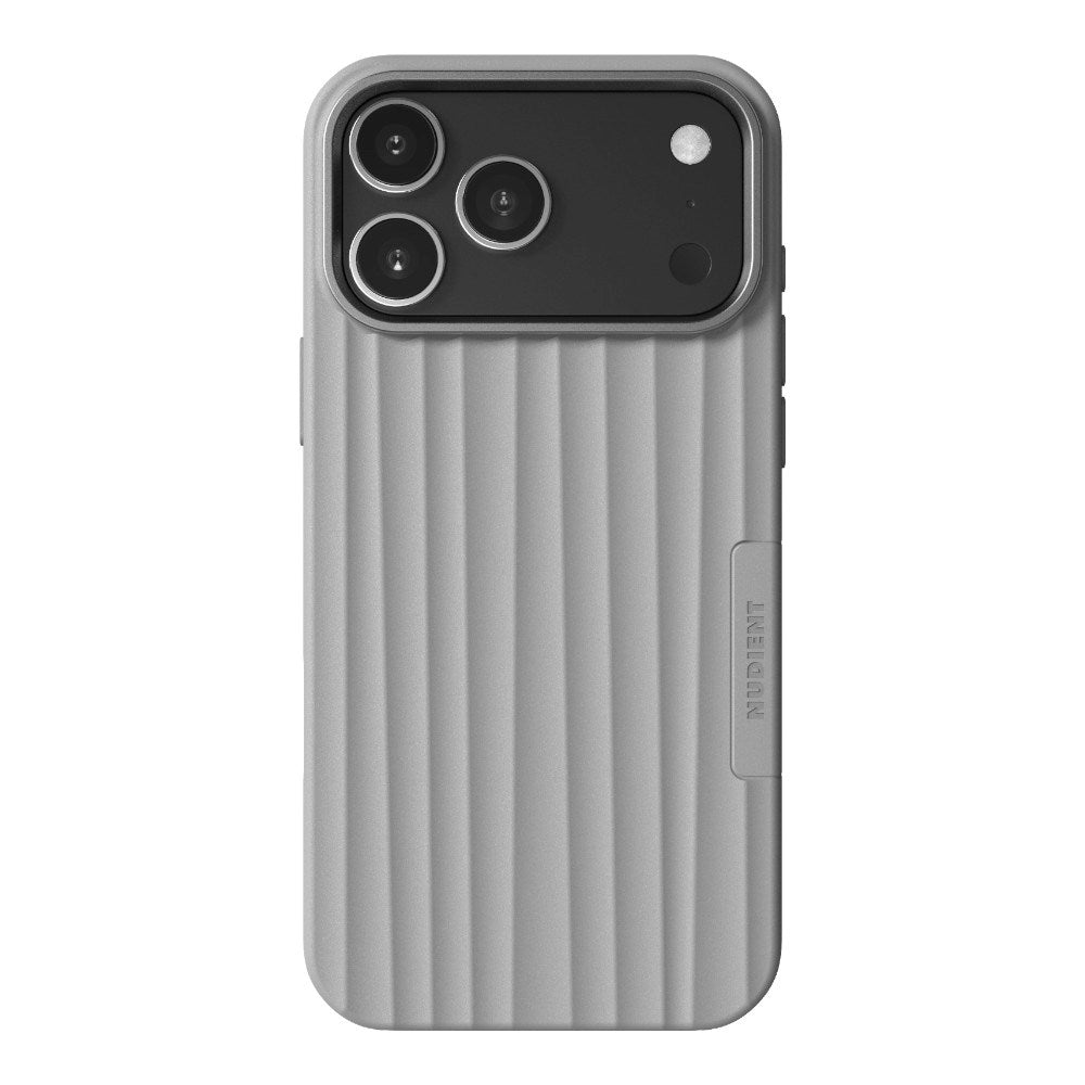 iPhone 18 Pro Max / 17 Pro Max Nudient Bold Case Skal - MagSafe Kompatibel - Urban Grey
