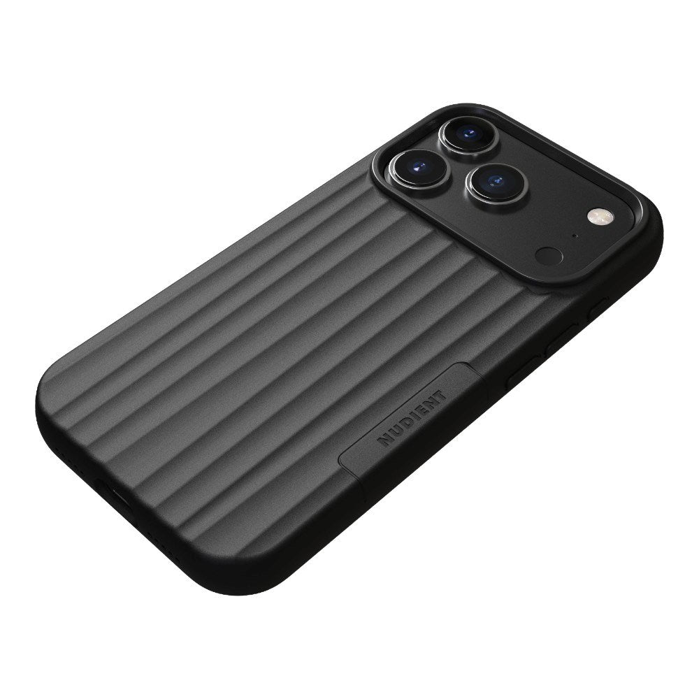 iPhone 18 Pro / 17 Pro Nudient Bold Case Skal - MagSafe Kompatibel - Charcoal Black