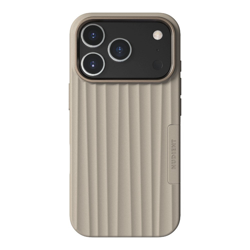 iPhone 18 Pro / 17 Pro Nudient Bold Case Skal - MagSafe Kompatibel - Linen Beige