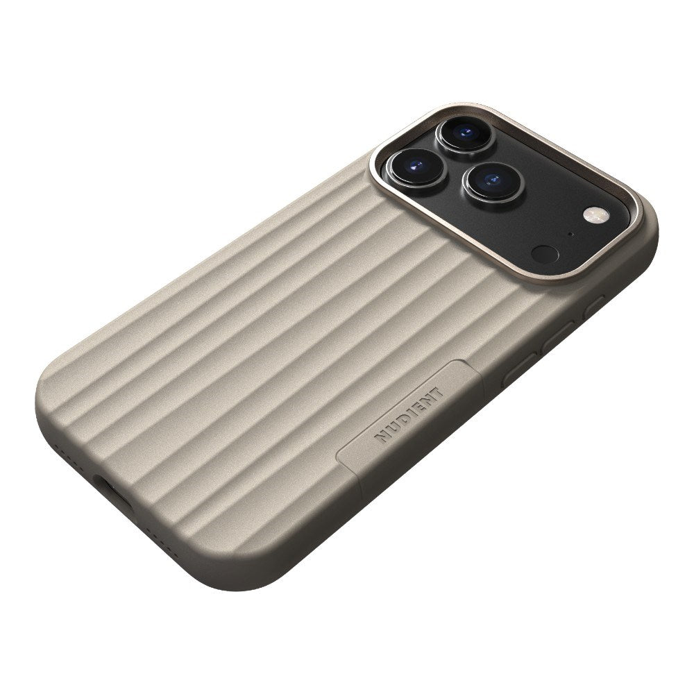 iPhone 18 Pro / 17 Pro Nudient Bold Case Skal - MagSafe Kompatibel - Linen Beige