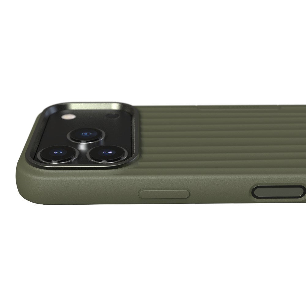 iPhone 18 Pro / 17 Pro Nudient Bold Case Skal - MagSafe Kompatibel - Olive Green
