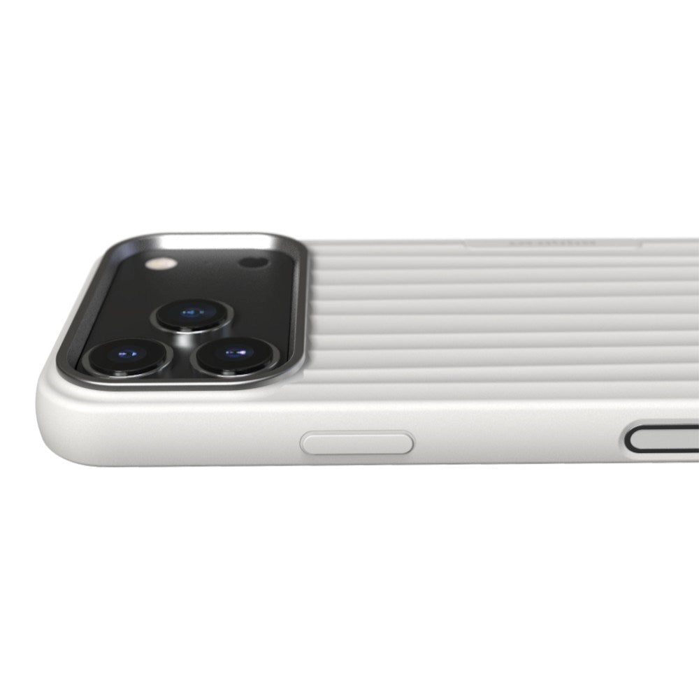 iPhone 18 Pro Max / 17 Pro Max Nudient Bold Case Skal - MagSafe Kompatibel - Chalk White