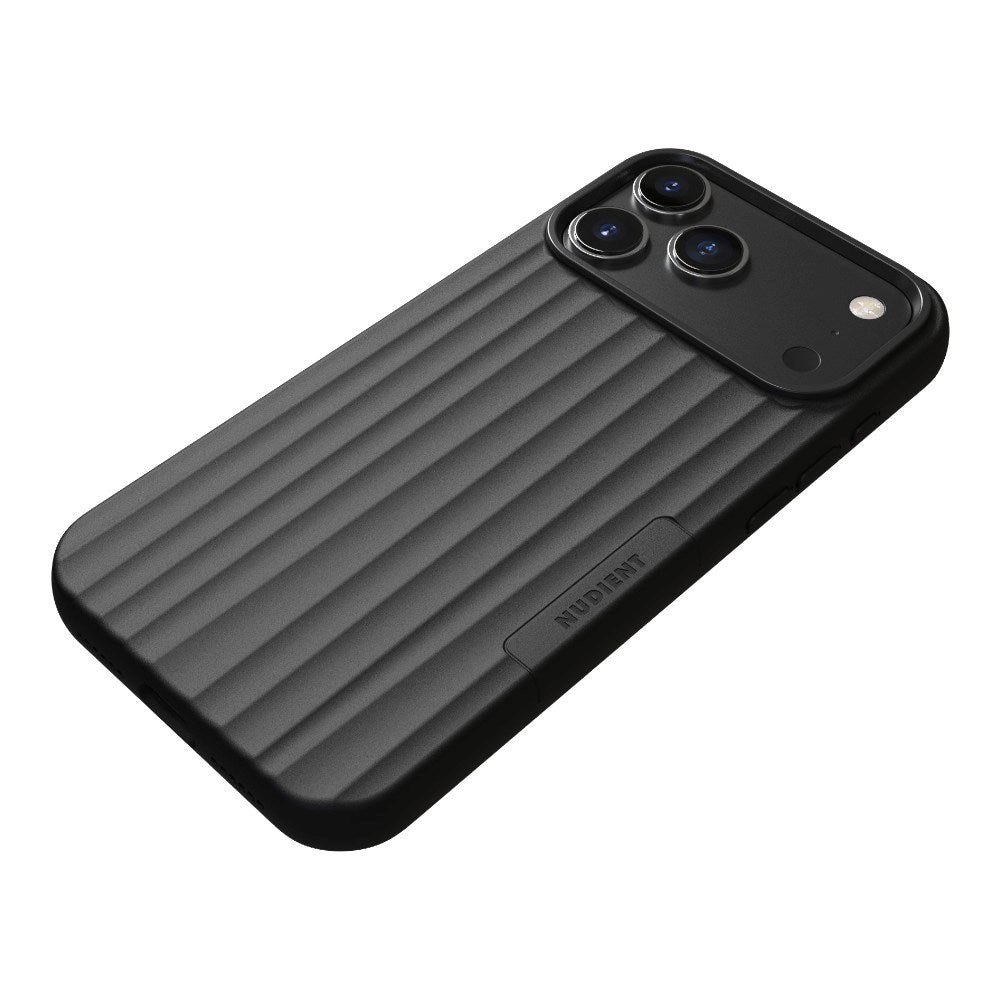 iPhone 18 Pro Max / 17 Pro Max Nudient Bold Case Skal - MagSafe Kompatibel - Charcoal Black