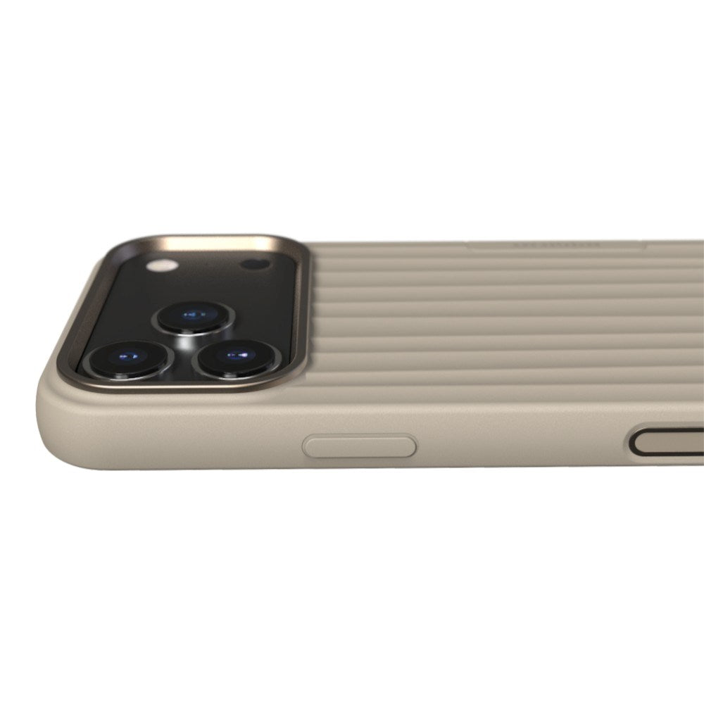 iPhone 18 Pro Max / 17 Pro Max Nudient Bold Case Skal - MagSafe Kompatibel - Linen Beige