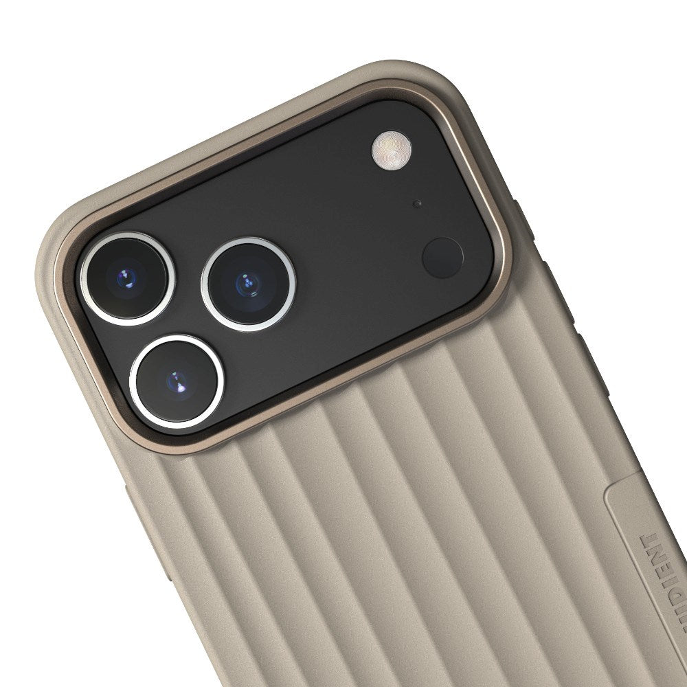 iPhone 18 Pro Max / 17 Pro Max Nudient Bold Case Skal - MagSafe Kompatibel - Linen Beige
