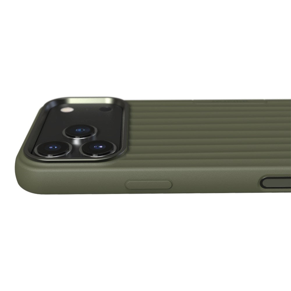 iPhone 18 Pro Max / 17 Pro Max Nudient Bold Case Skal - MagSafe Kompatibel - Olive Green