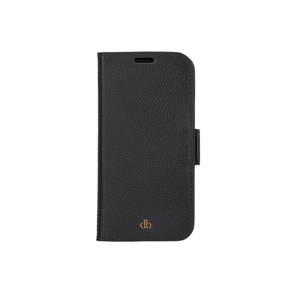 Dbramante1928 iPhone 12/12 Pro New York 2-i-1 Läder Flipfodral - Svart