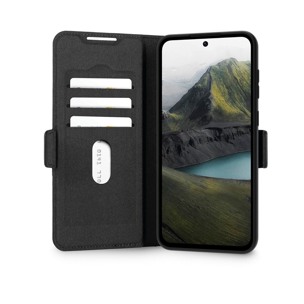 Samsung Galaxy A36 (5G) dbramante1928 Oslo Pro Slim Återvunnen Plast Fodral med Korthållare - Svart