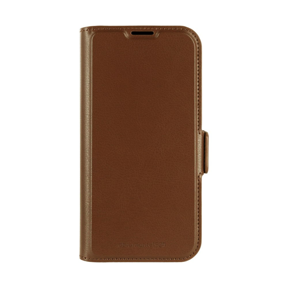 iPhone 17e / 16e dbramante1928 Oslo Pro Slim Återvunnen Plast Fodral med Korthållare - Dark Tan
