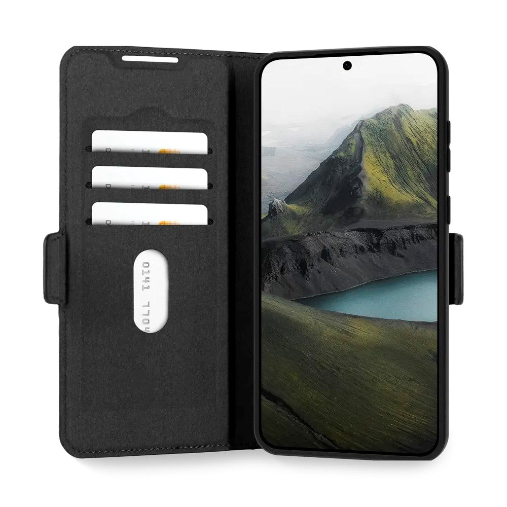 Samsung Galaxy S25 FE dbramante1928 Oslo Pro Slim Återvunnen Plast Fodral m. Korthållare - Svart