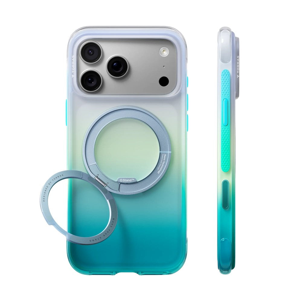 iPhone 18 Pro Max / 17 Pro Max TORRAS O3 Air Gradient Skal - MagSafe Kompatibel - Alaska Aurora